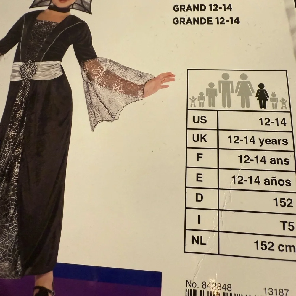 Kids Dark Countess Costume